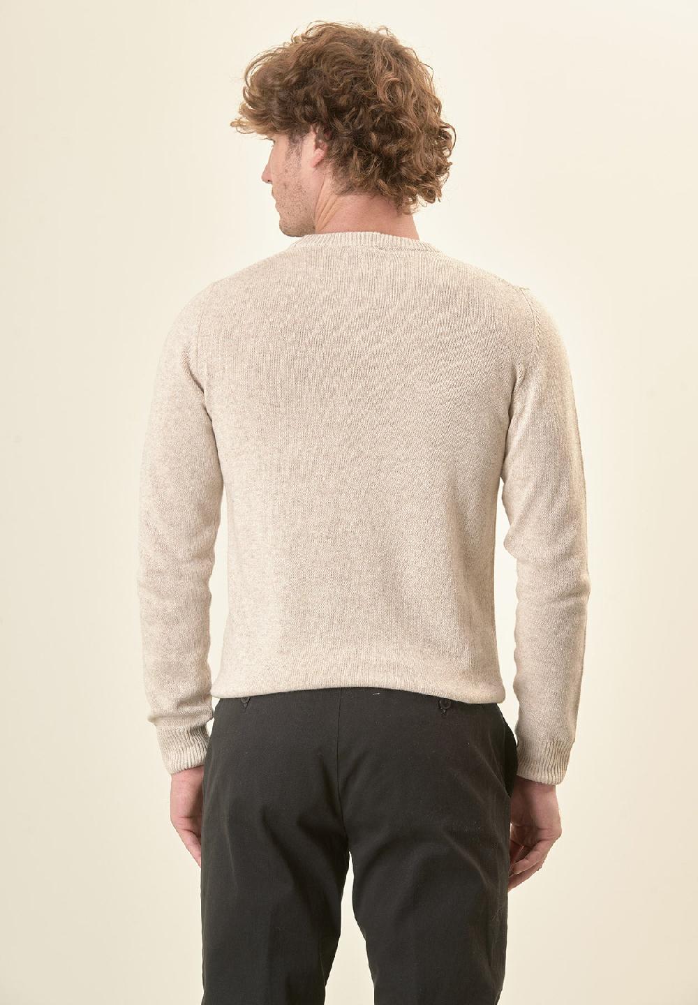 Angelico Girocollo naturale misto cashmere Saldi