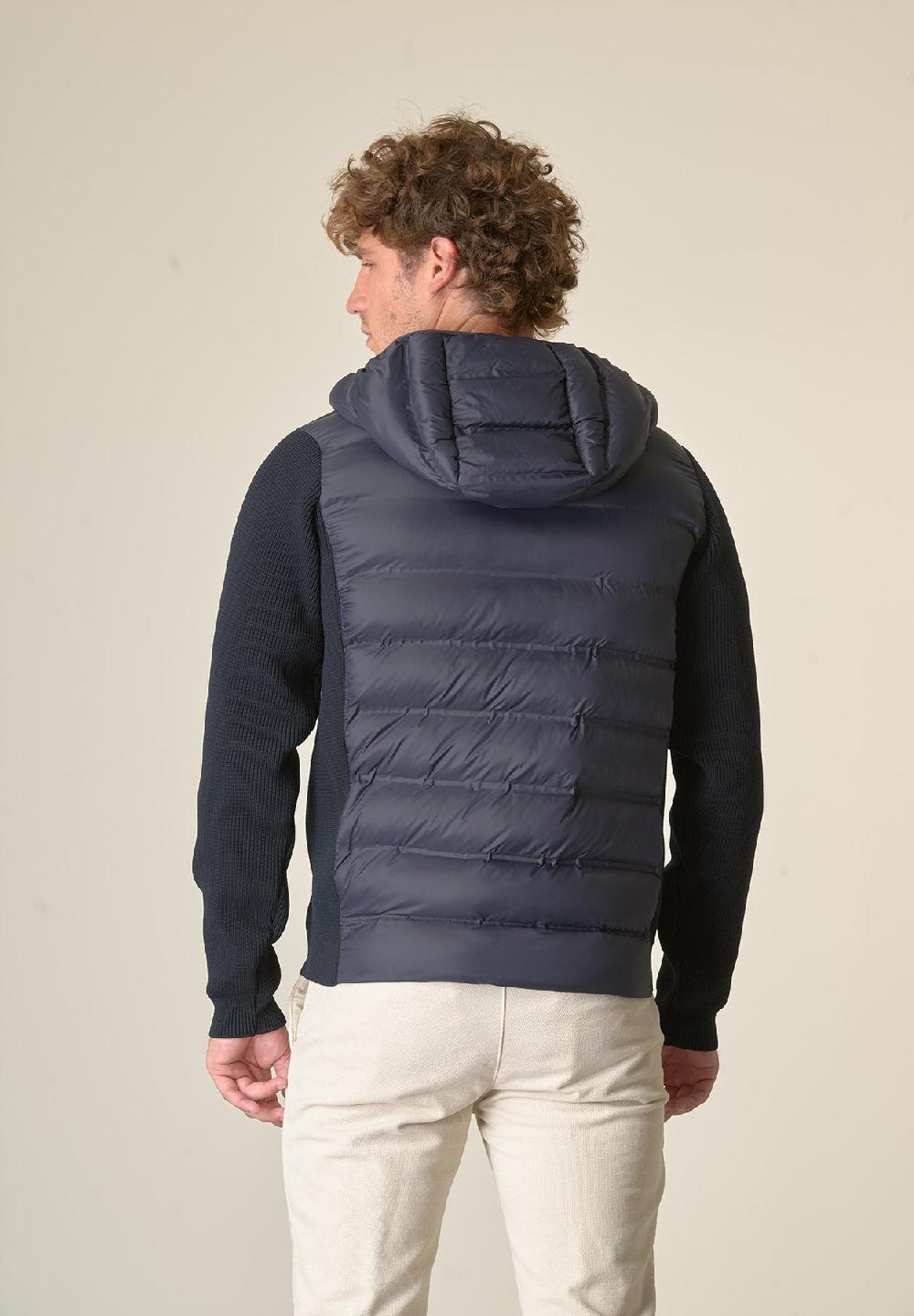 Angelico Giubbotto blu maniche maglia Offerta temporanea