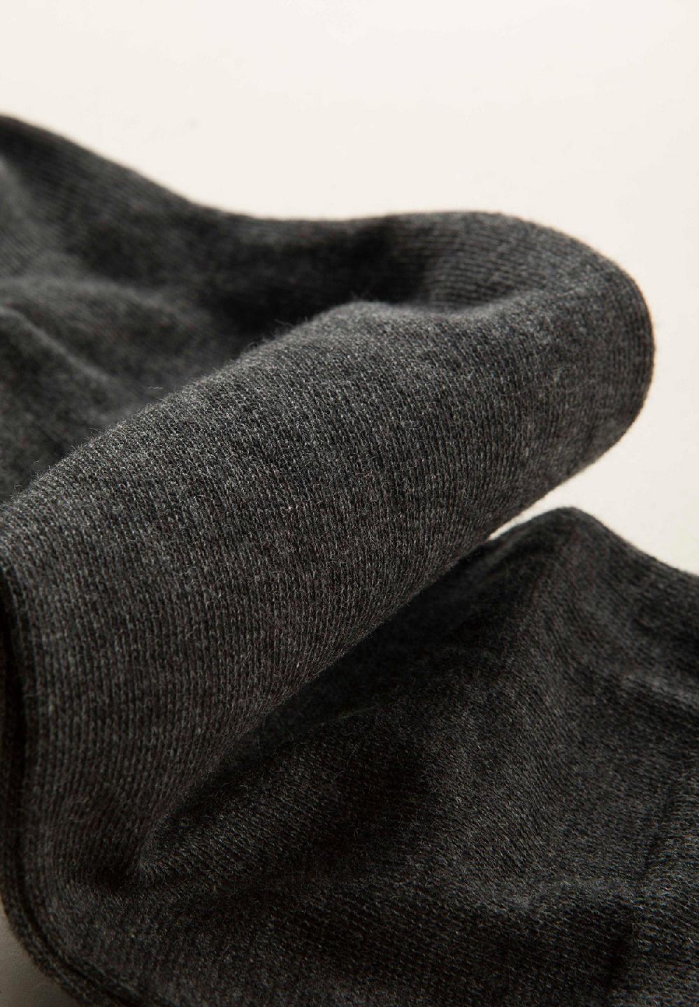 Angelico Calza antracite cotone stretch unito Ritorno libero