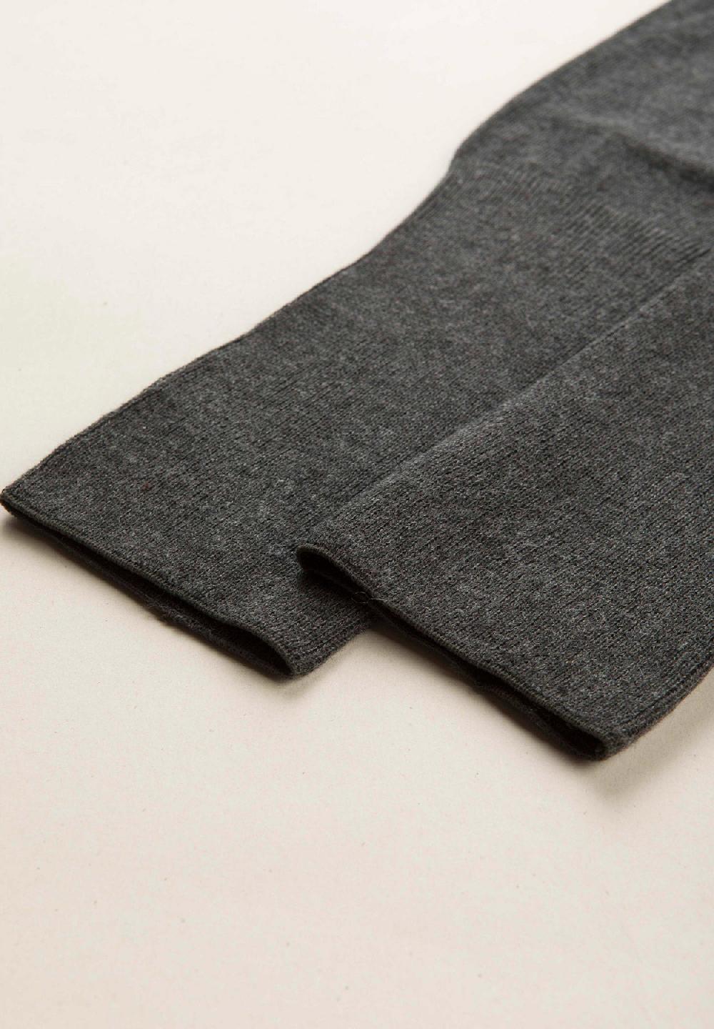 Angelico Calza antracite cotone stretch unito Ritorno libero