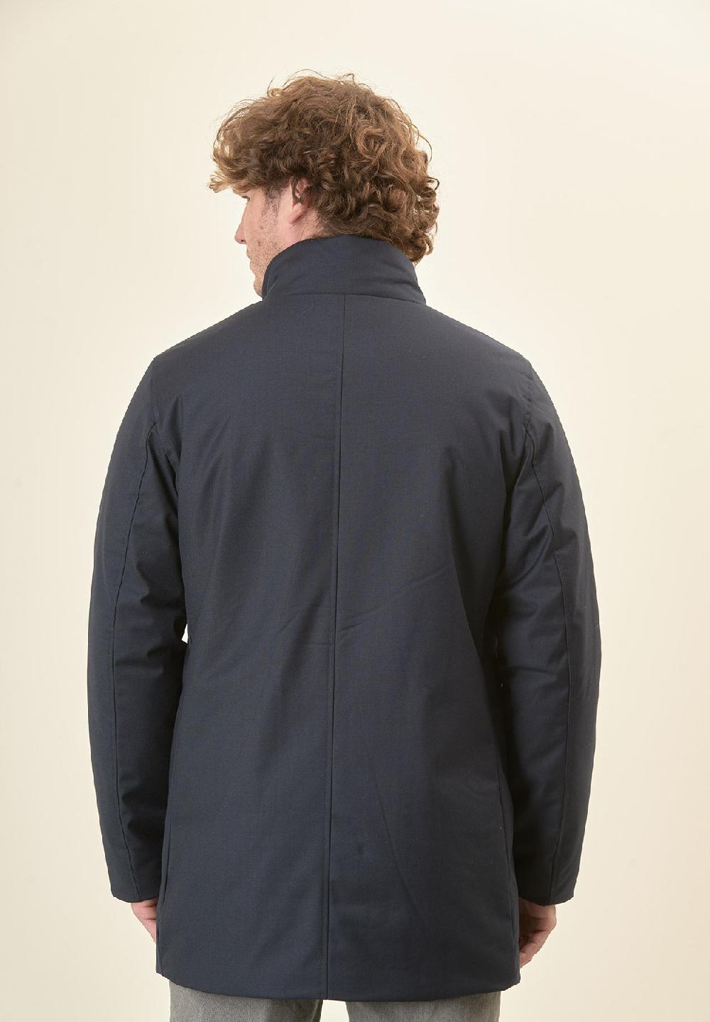 Angelico Giaccone city coat blu pettorina removibile Discount Store per i nuovi prodotti