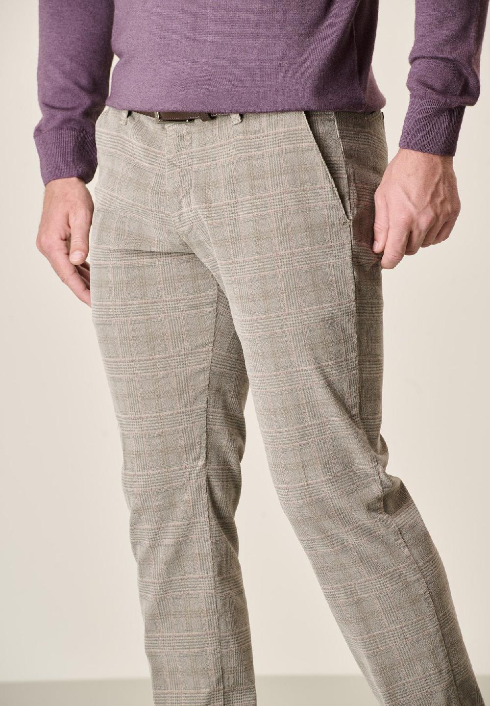 Angelico Pantalone fango fustagno Galles tinto capo slim fit 50% di sconto con spedizione gratuita