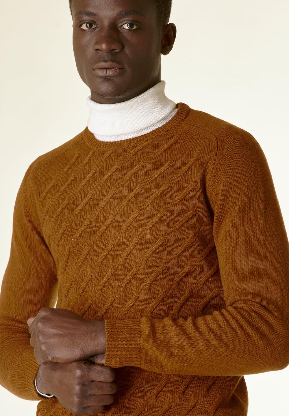 Angelico Maglia biscotto finte losanghe raglan Duty-free