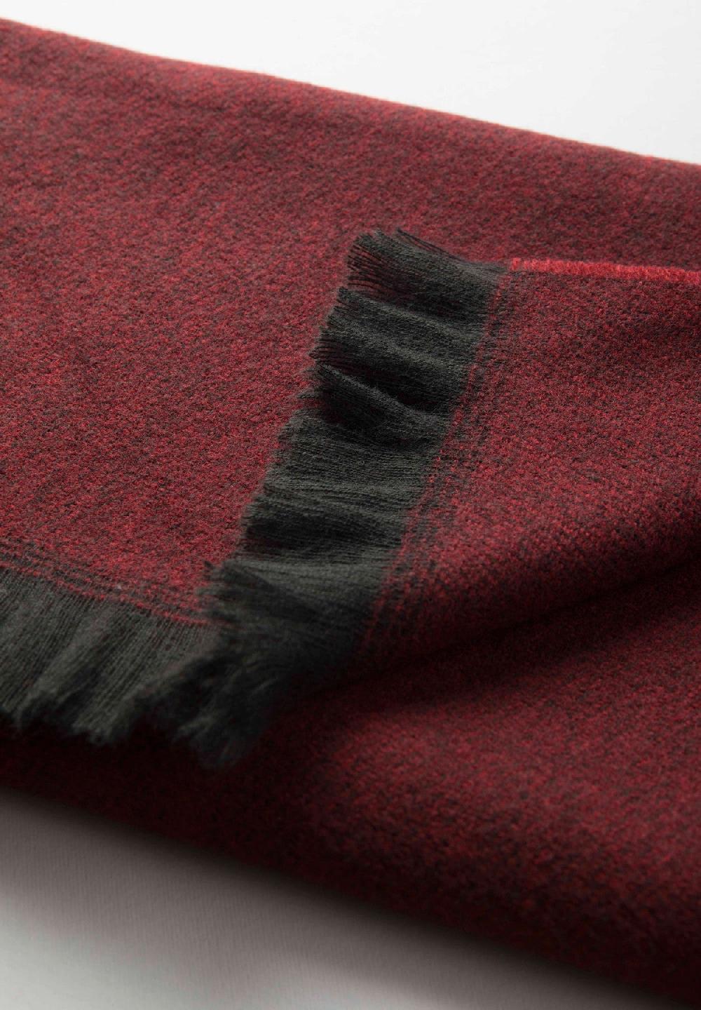 Angelico Sciarpa bordeaux melange Vendita