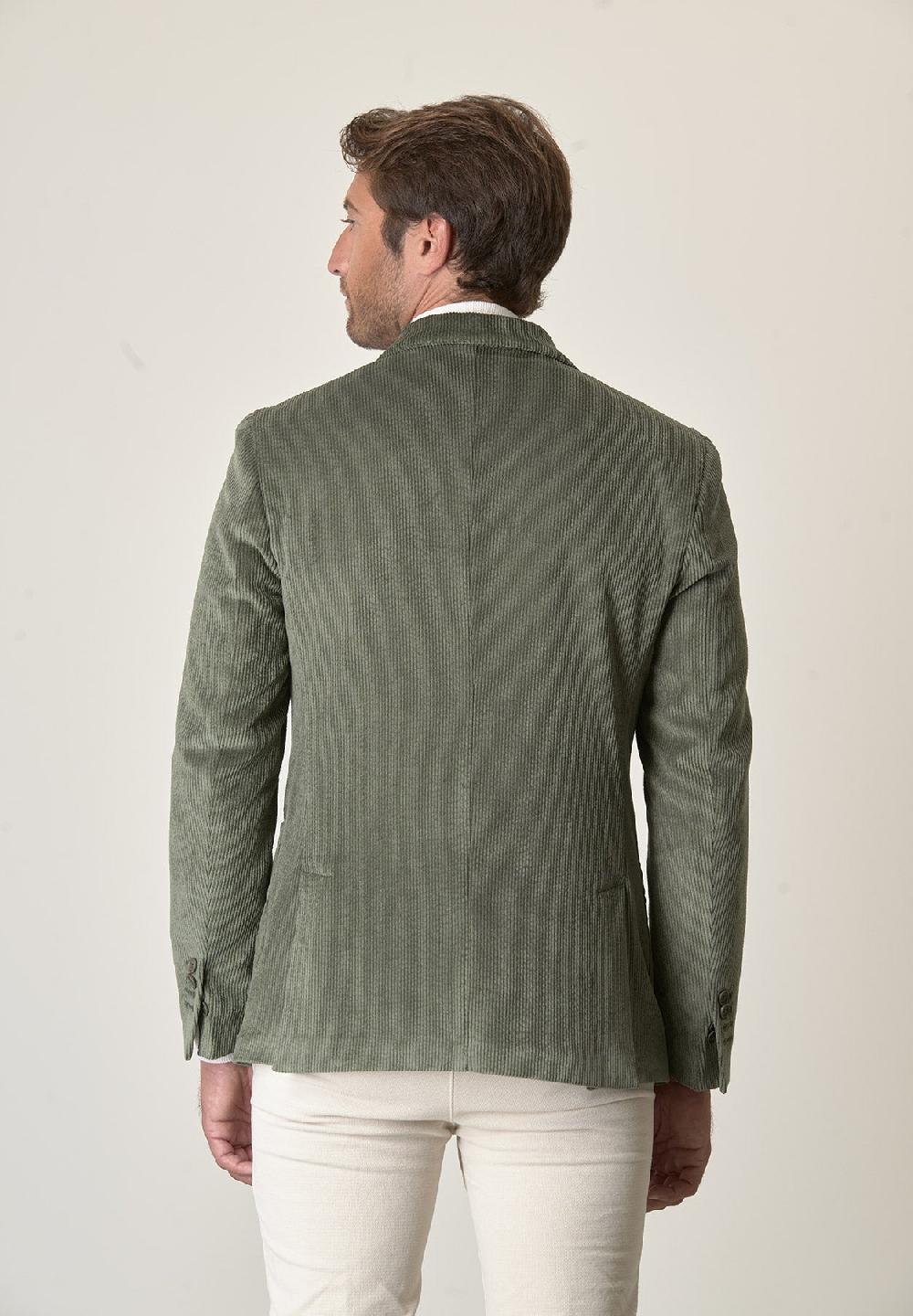 Angelico Giacca verde velluto In Vendita