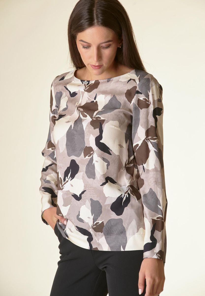 Angelico Blusa camouflage tortora-panna Vendita Economica