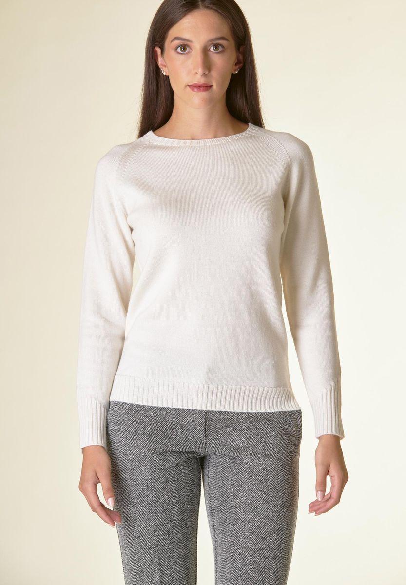 Angelico Maglia panna girocollo raglan Lana-Gatto Offerta migliore
