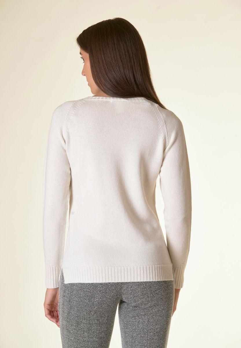 Angelico Maglia panna girocollo raglan Lana-Gatto Offerta migliore