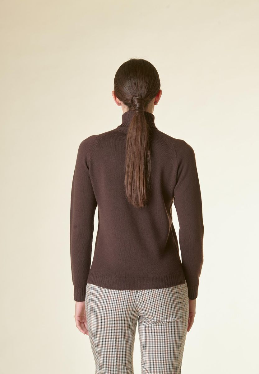 Angelico Dolcevita moro corta merino Lana Gatto Offerta temporanea