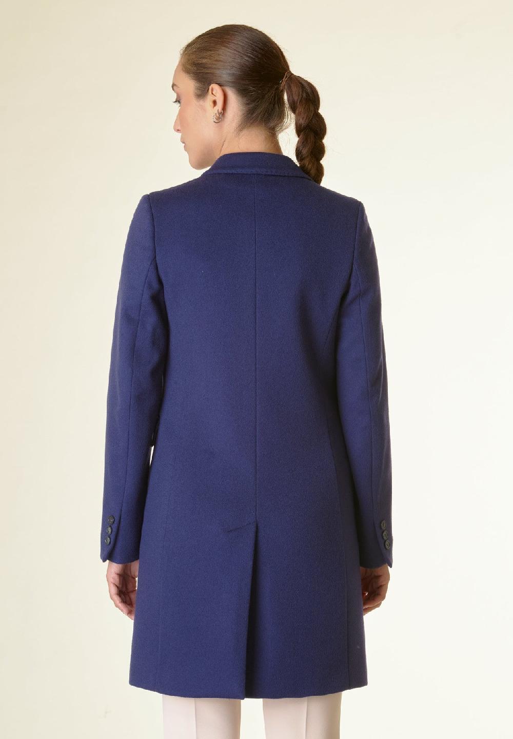 Angelico Cappotto blu corto lana cashmere Bestseller
