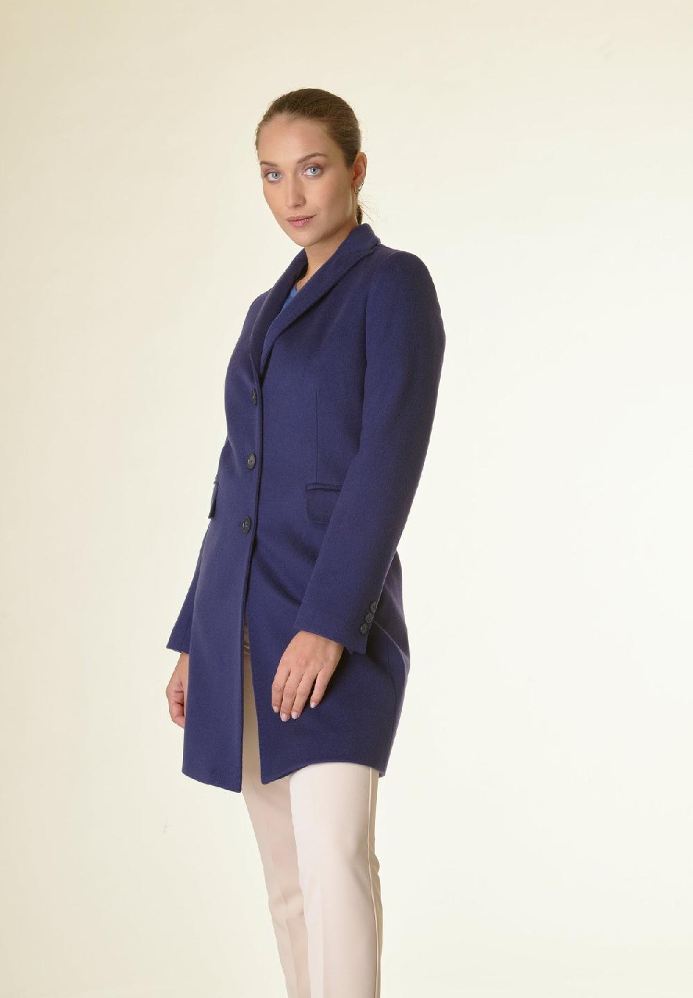 Angelico Cappotto blu corto lana cashmere Bestseller