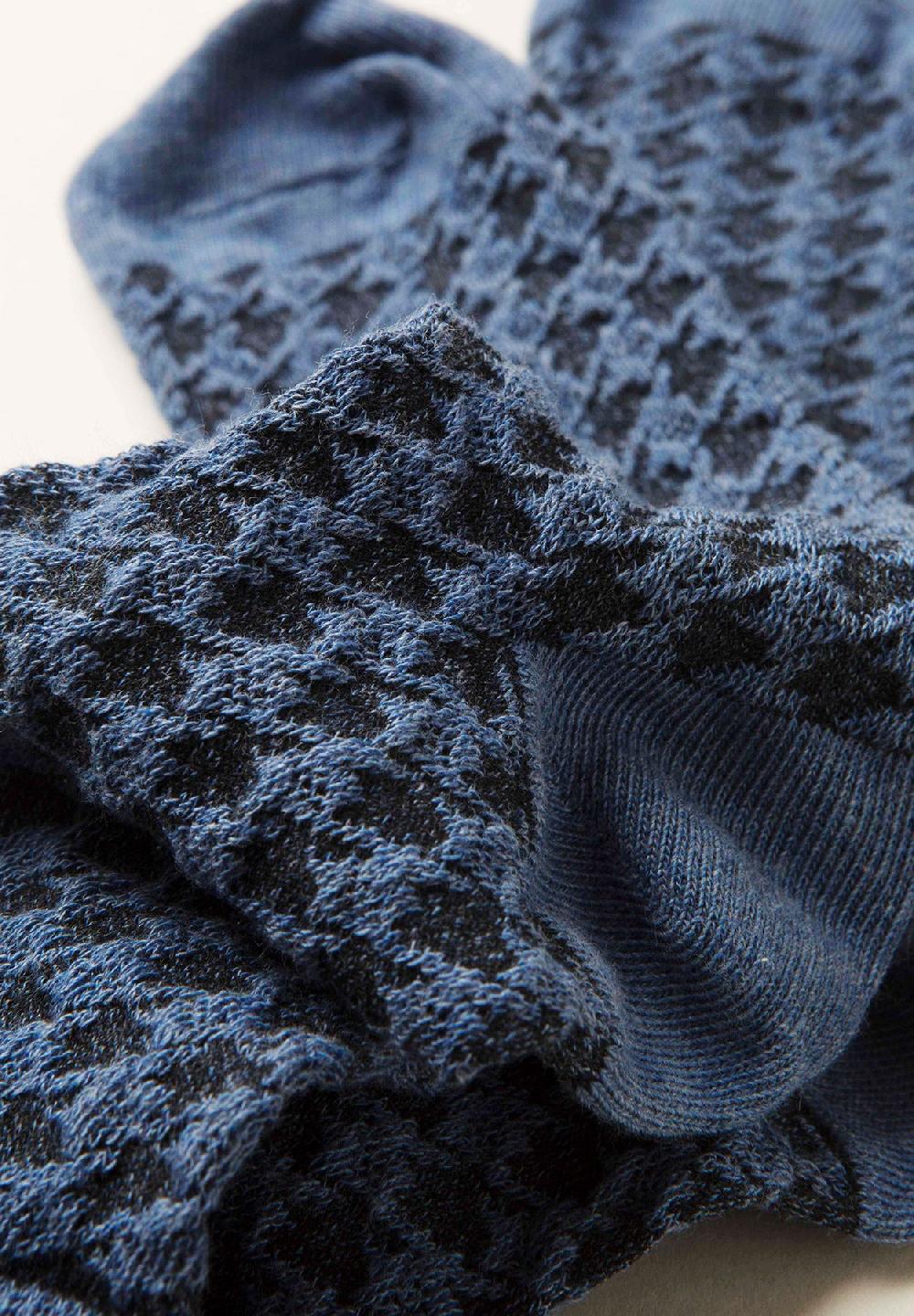 Angelico Calzini turchesi Pied de Poule cotone stretch Vendita