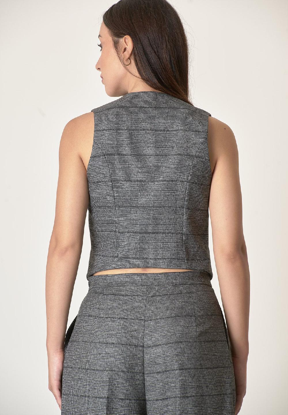 Angelico Gilet antracite Galles Consegna Veloce