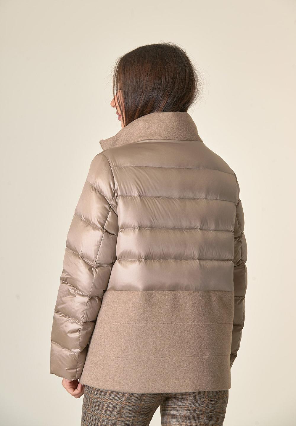 Angelico Piumino beige bi-tessuto corto Promozione Limitata