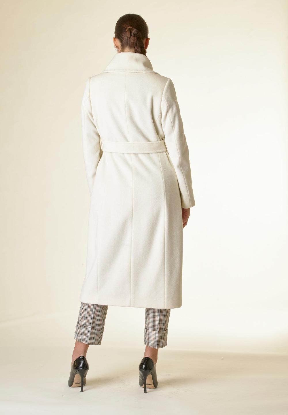 Angelico Cappotto panna collo anello Offerte
