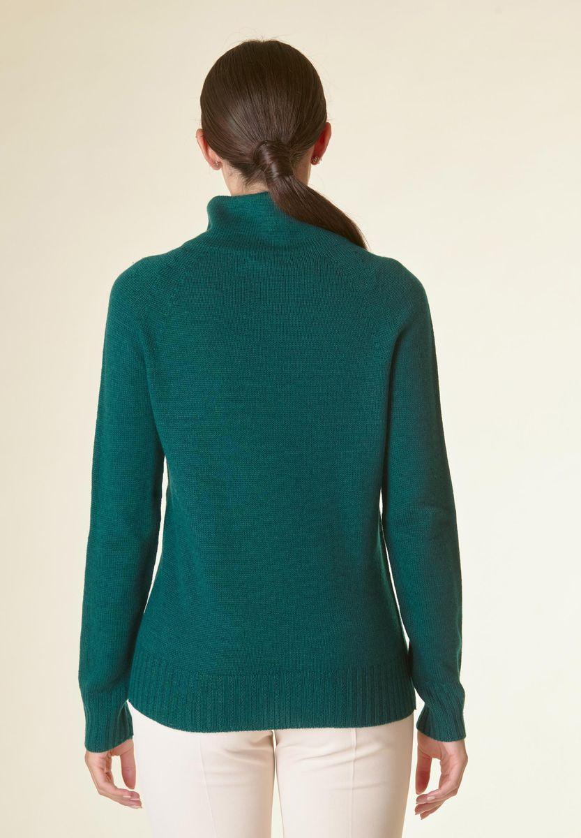 Angelico Lupetto verdone motivo trecce raglan Saldi Di Fabbrica