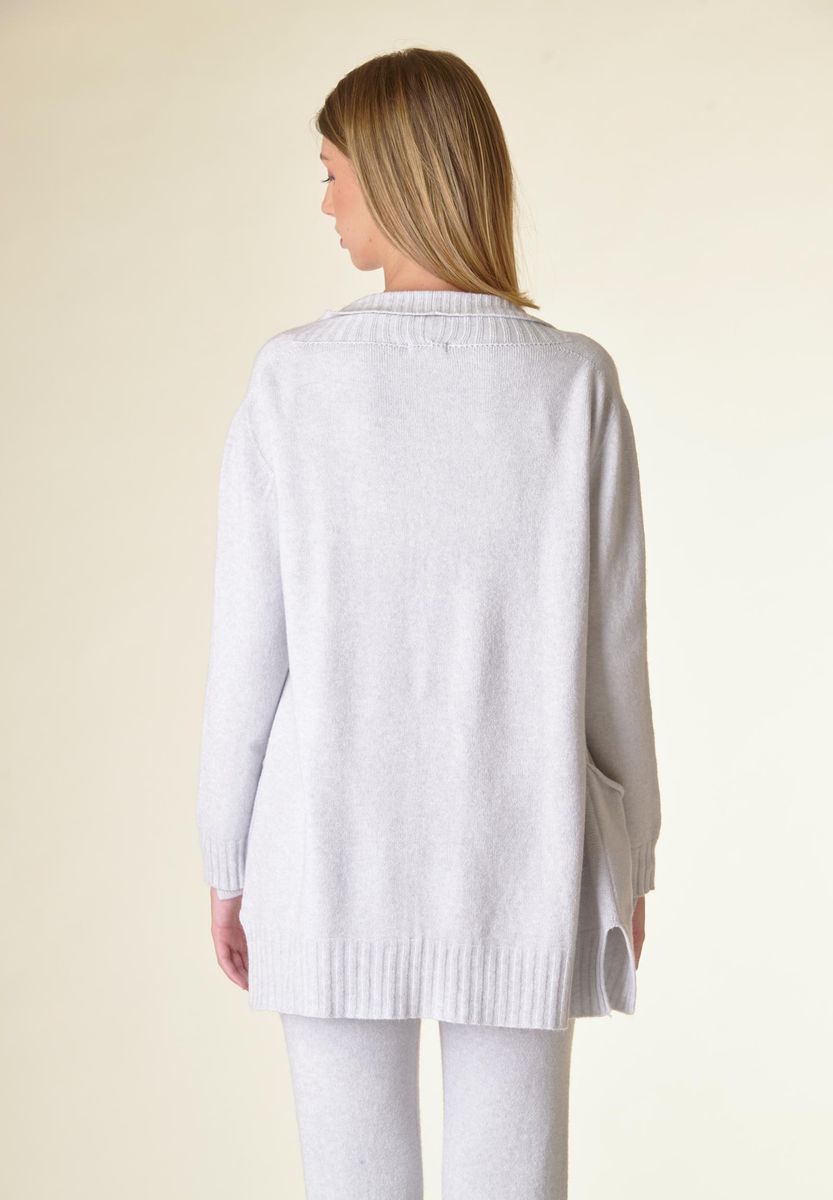 Angelico Cardigan perla sciallato tasconi soft Nuova