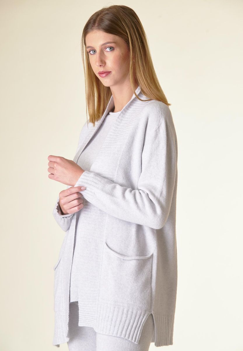 Angelico Cardigan perla sciallato tasconi soft Nuova