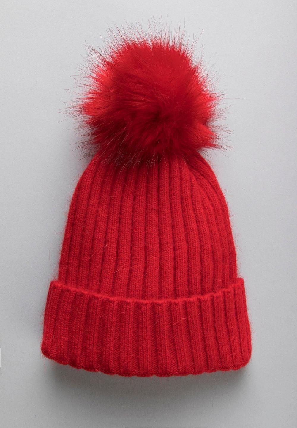 Angelico Berretto rosso pompon Offerte esclusive