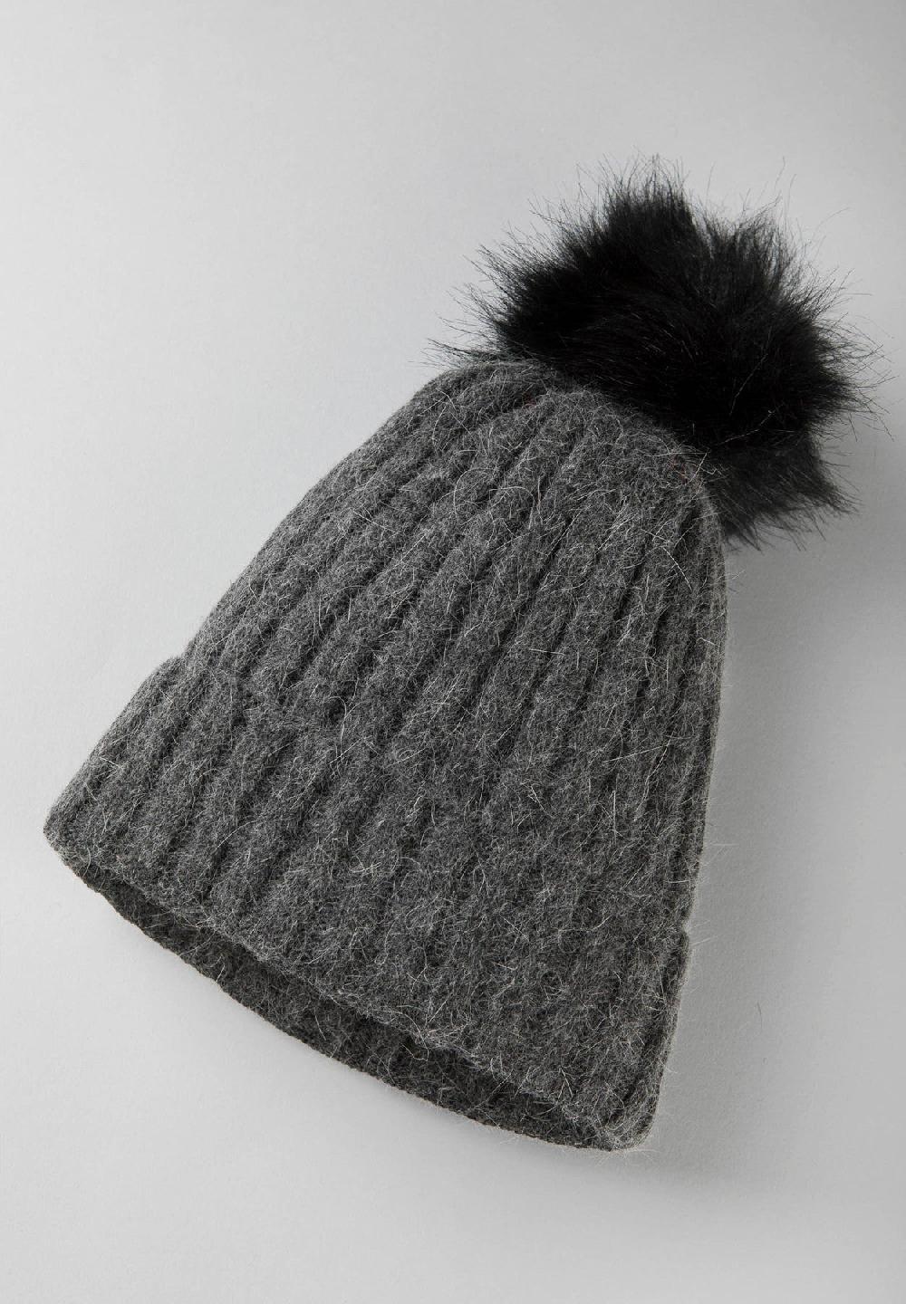 Angelico Berretto grigio pompon Lightning offer